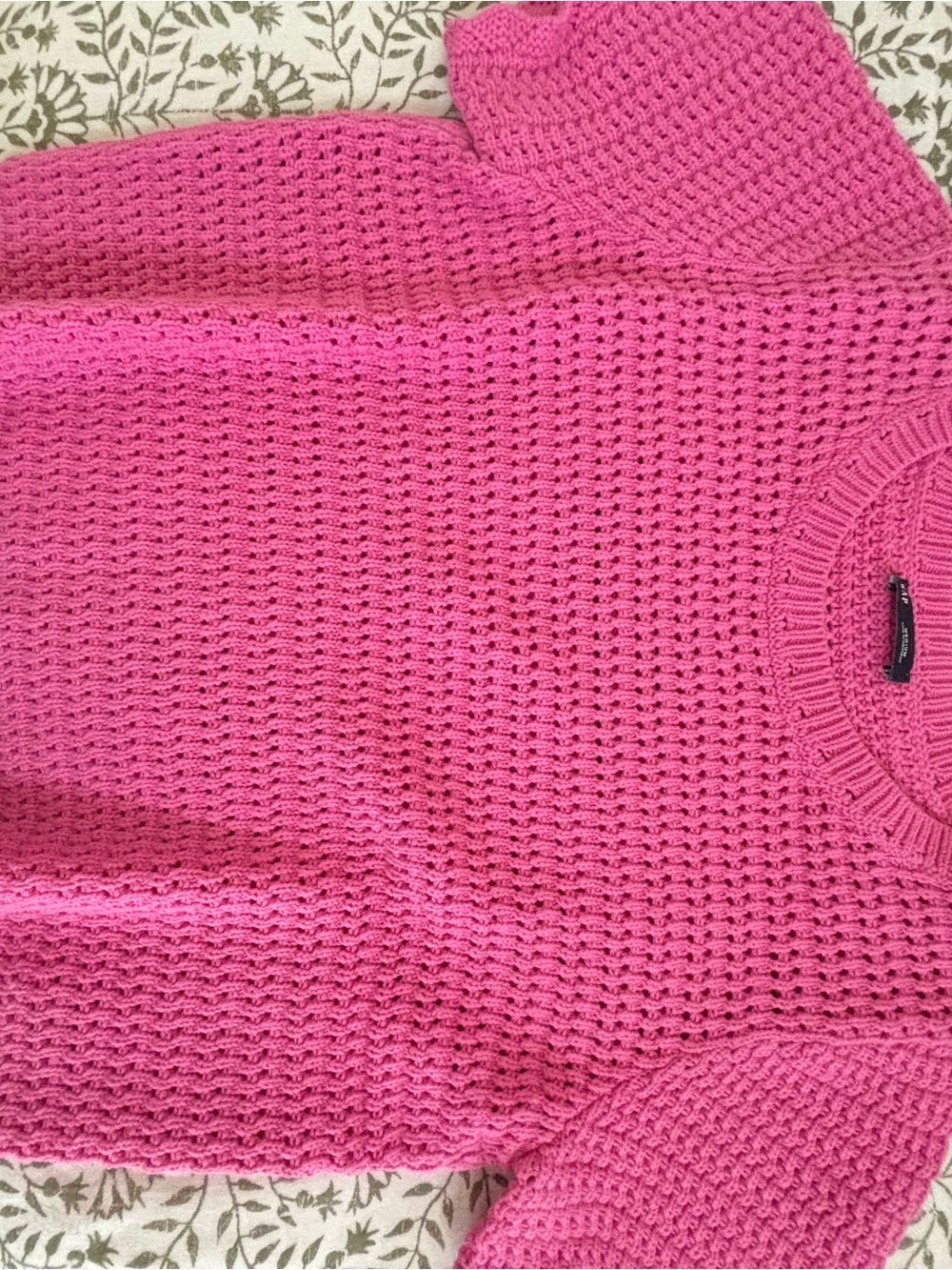 Gap Women's Pink Knit Sweater - Classic Crewneck